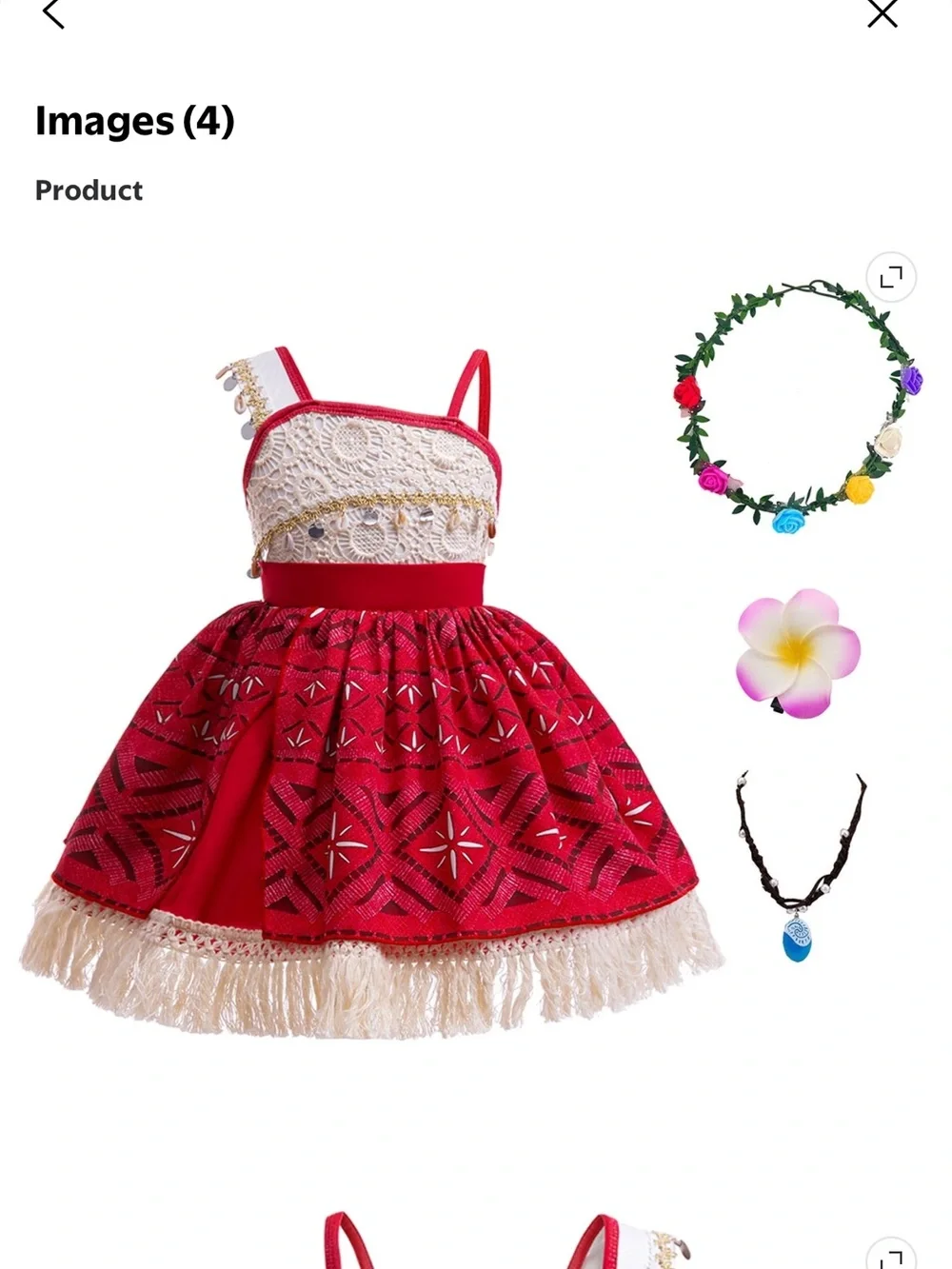 NWT Moana Costume
